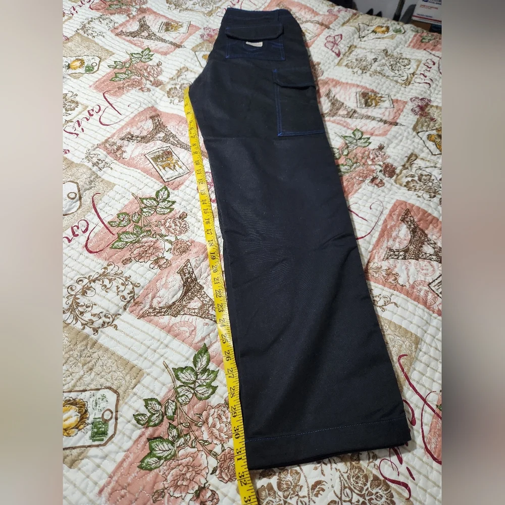 True Religion Men's Cargo Pants‎ Size 30 Jet Black 108335